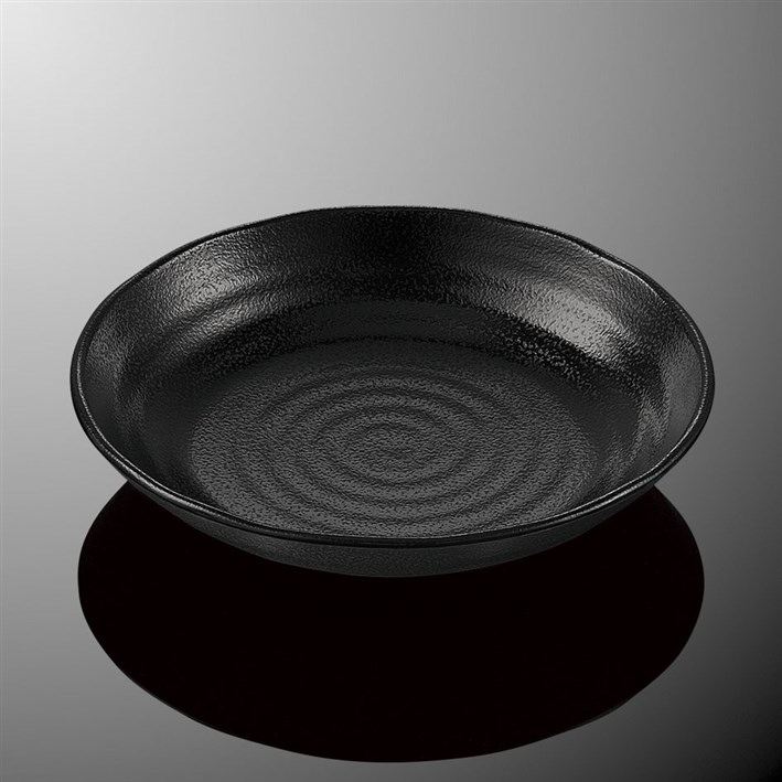 食器 たくみ庵　23cm丸深皿　黒　D258　B 10枚 国際化工 たくみ庵 23cm丸深皿 黒 D258 B （直送品） - アスクル